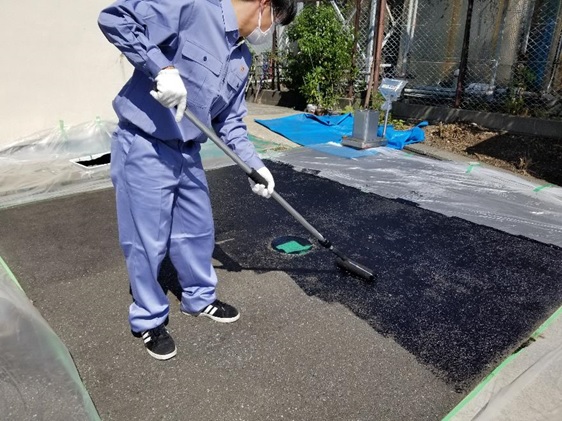 アスファルト美装黒